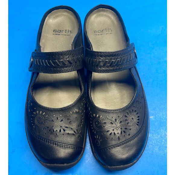 EARTH ORIGINS Women's Leather Shoes Black Loafer Slip On Comfort Jocelyn  8 M - Picture 7 of 12